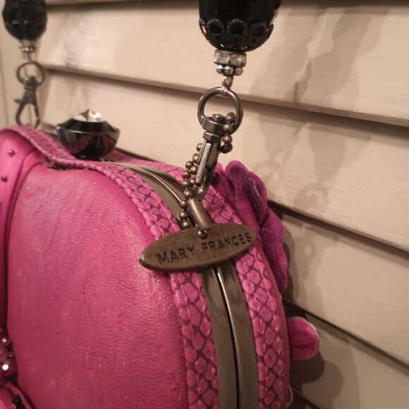 Mary Frances "Heart to Heart" Rare shoulder bag. - Picture 3 of 6